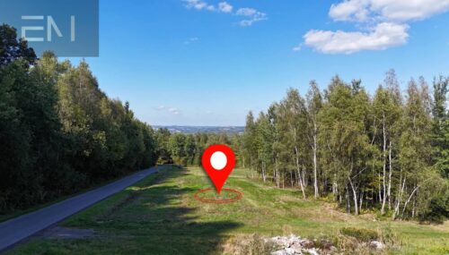 3 działki budowlane przy dużych kompleksach leśnych